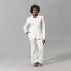 Matouk Nocturne Pajama Set - Bone and White featured image
