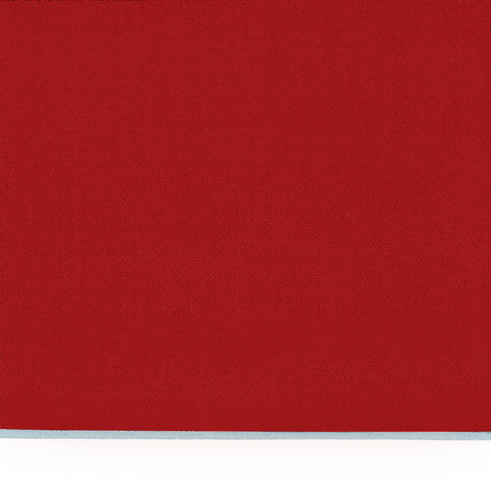 Woman Wearing a Matouk Nocturne Pajama Set in Scarlet and Blue