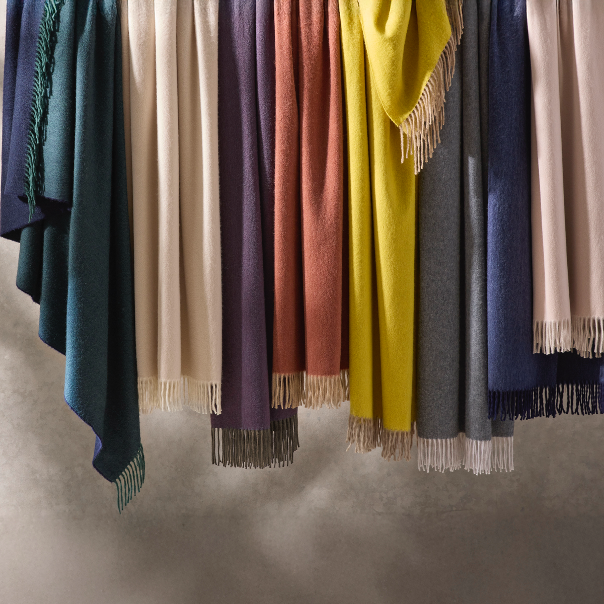 2025 Colors of Matouk Paley Throw Hanging