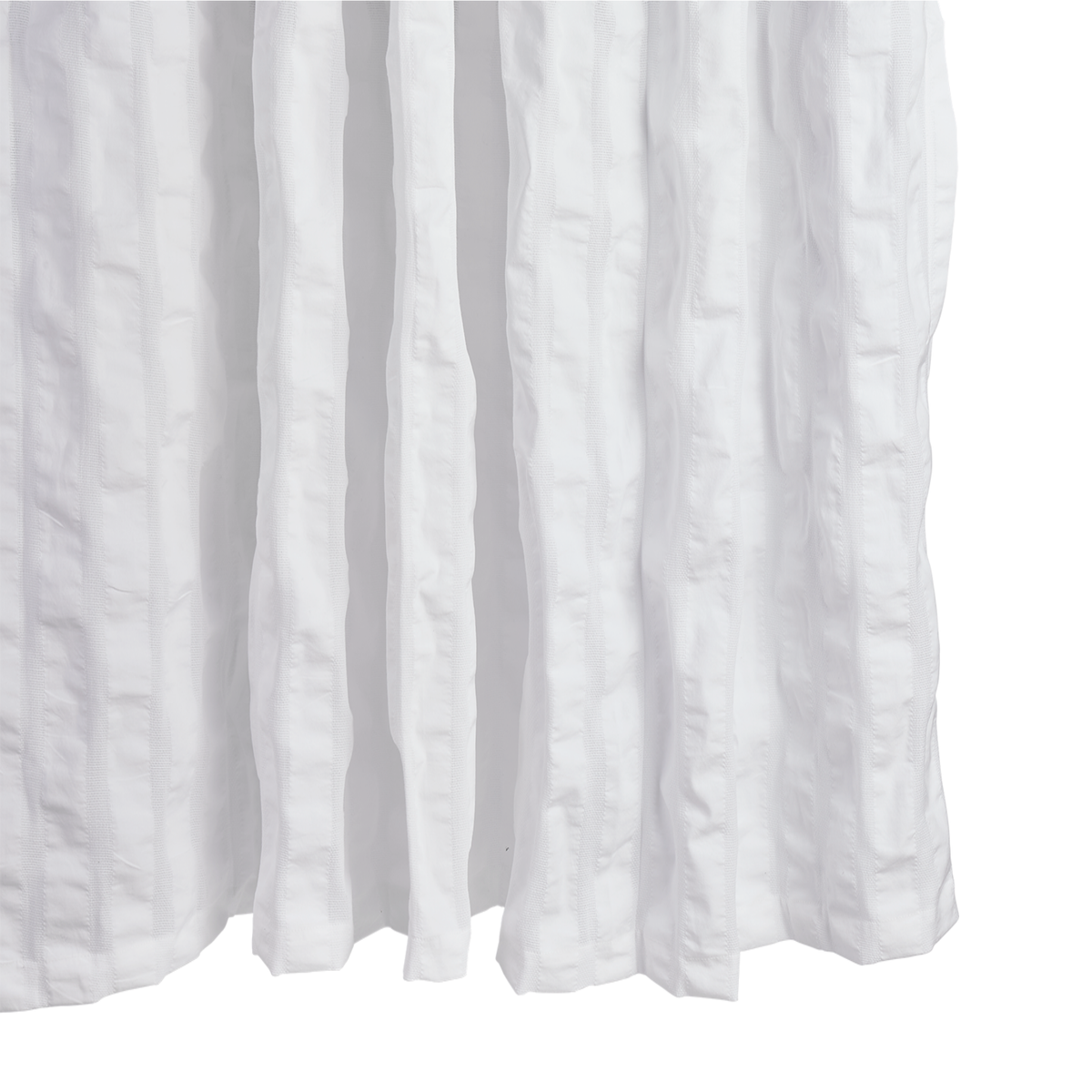 White Matouk Panama Shower Curtain