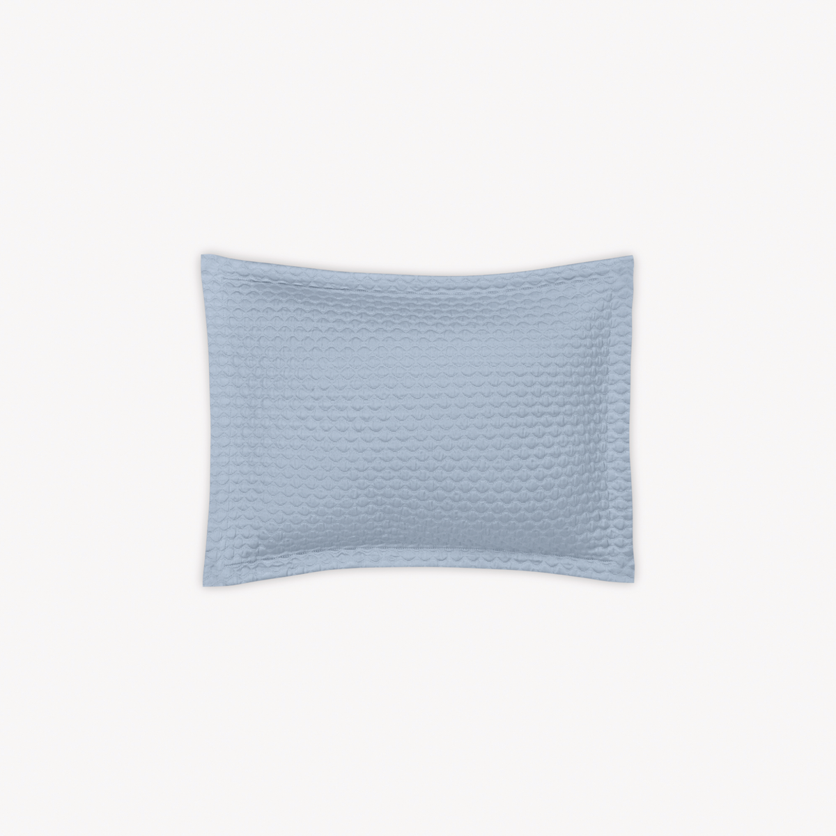 Boudoir Sham Silo of Hazy Blue Matouk Perla Bedding