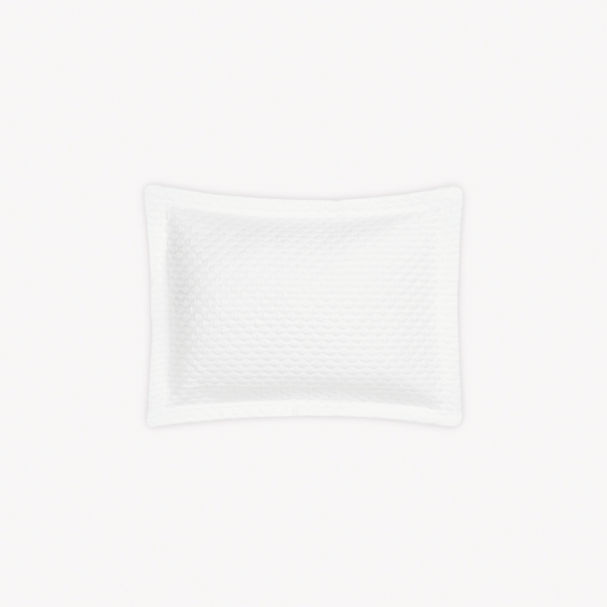 Boudoir Sham Silo of White Matouk Perla Bedding