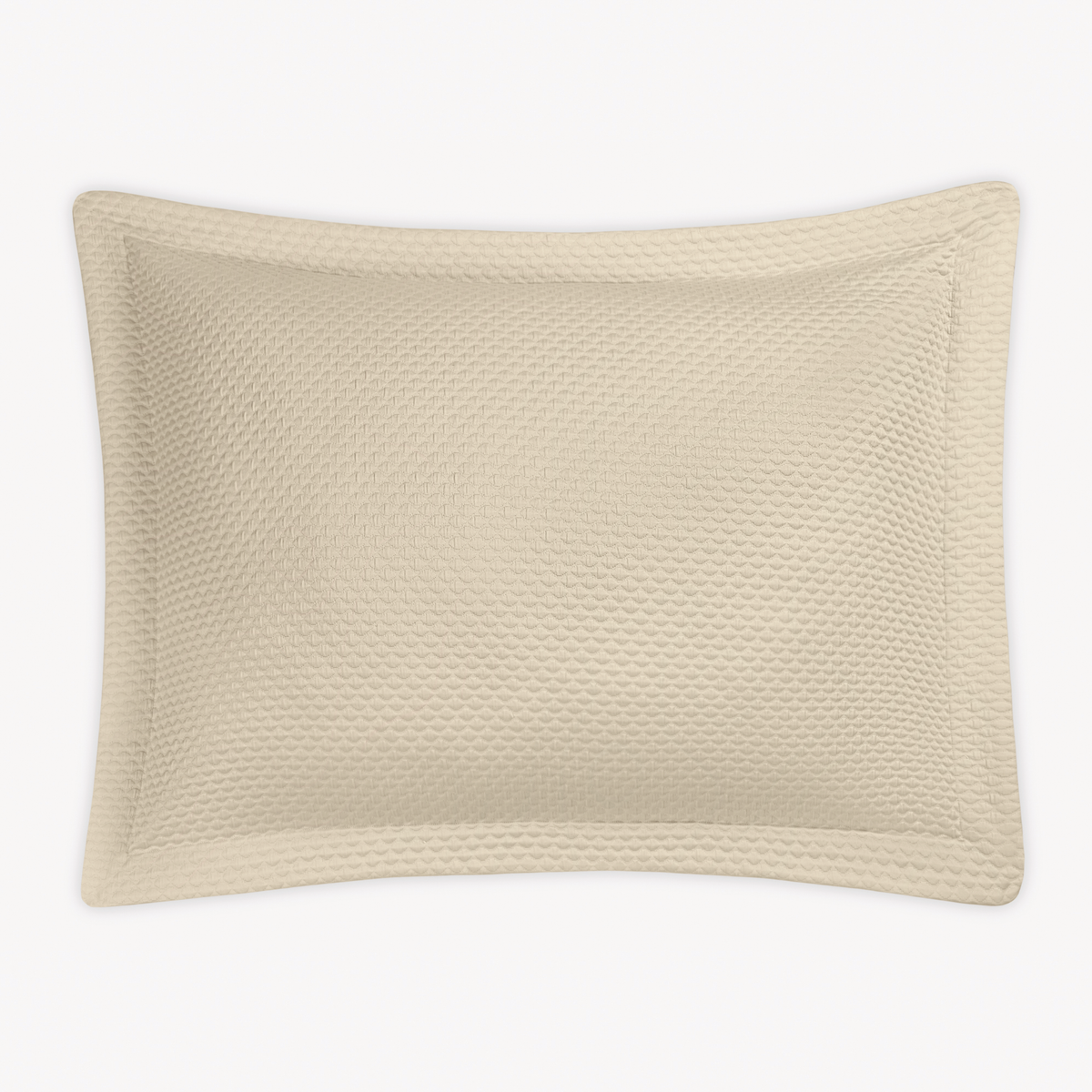 Oversized Euro Sham Silo of Almond Matouk Perla Bedding