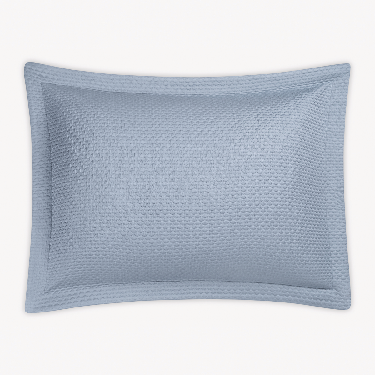 Oversized Euro Sham Silo of Hazy Blue Matouk Perla Bedding