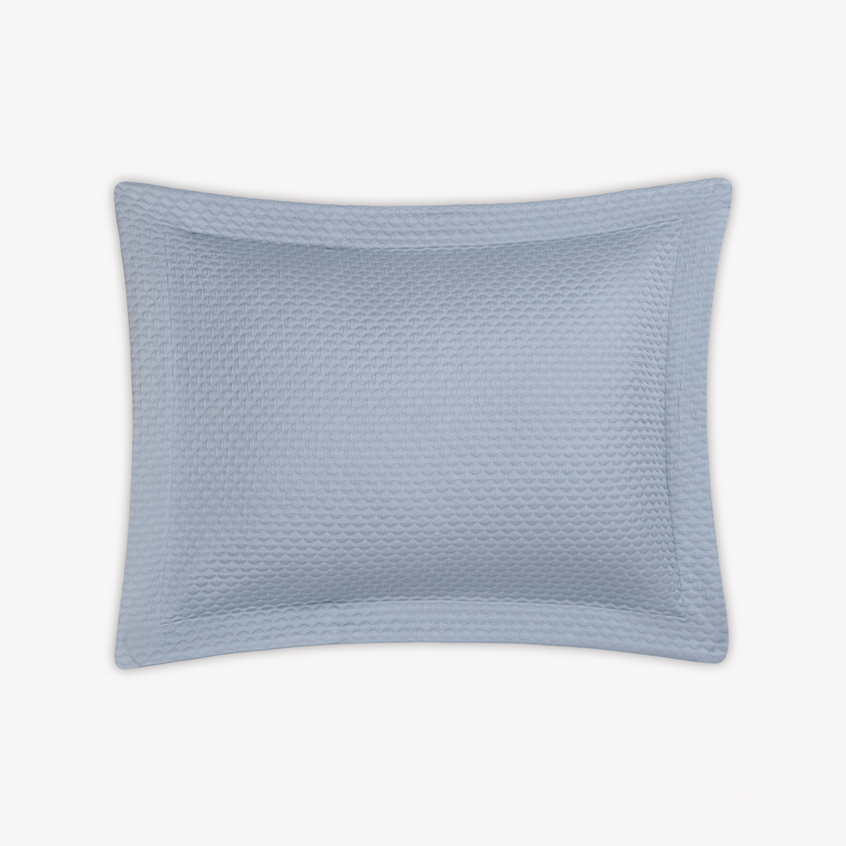 Sham Silo of Hazy Blue Matouk Perla Bedding