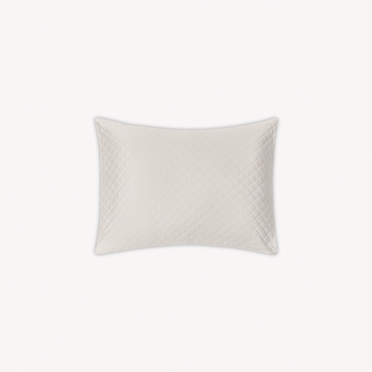 Silver Boudoir Sham from Matouk Petra Bedding