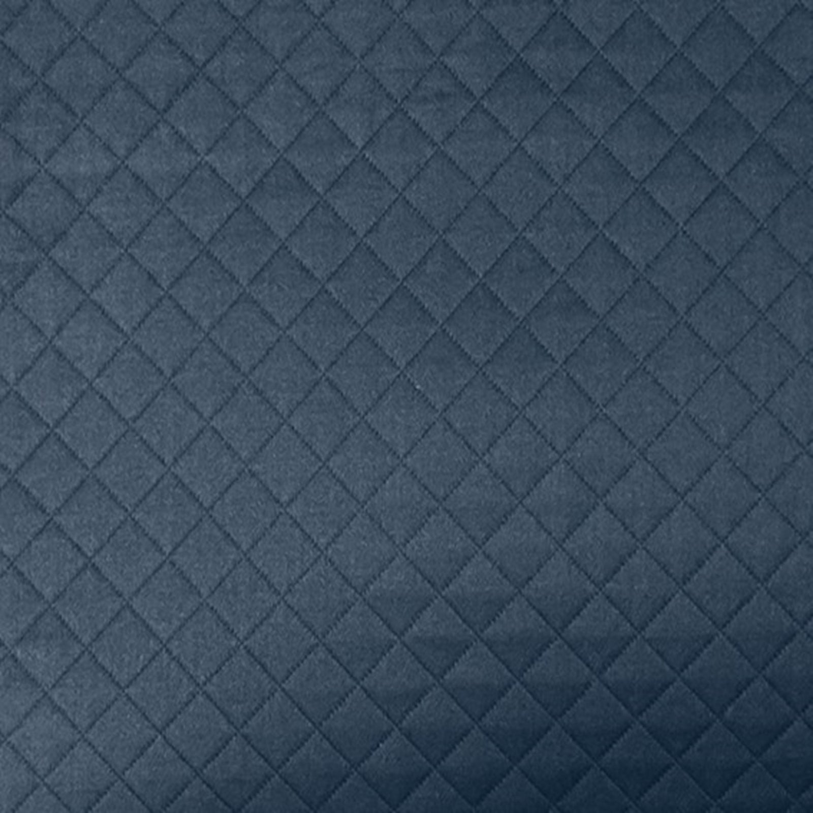 Bed Dressed in Matouk Petra Bedding with Swatch in Color Prussian Blue