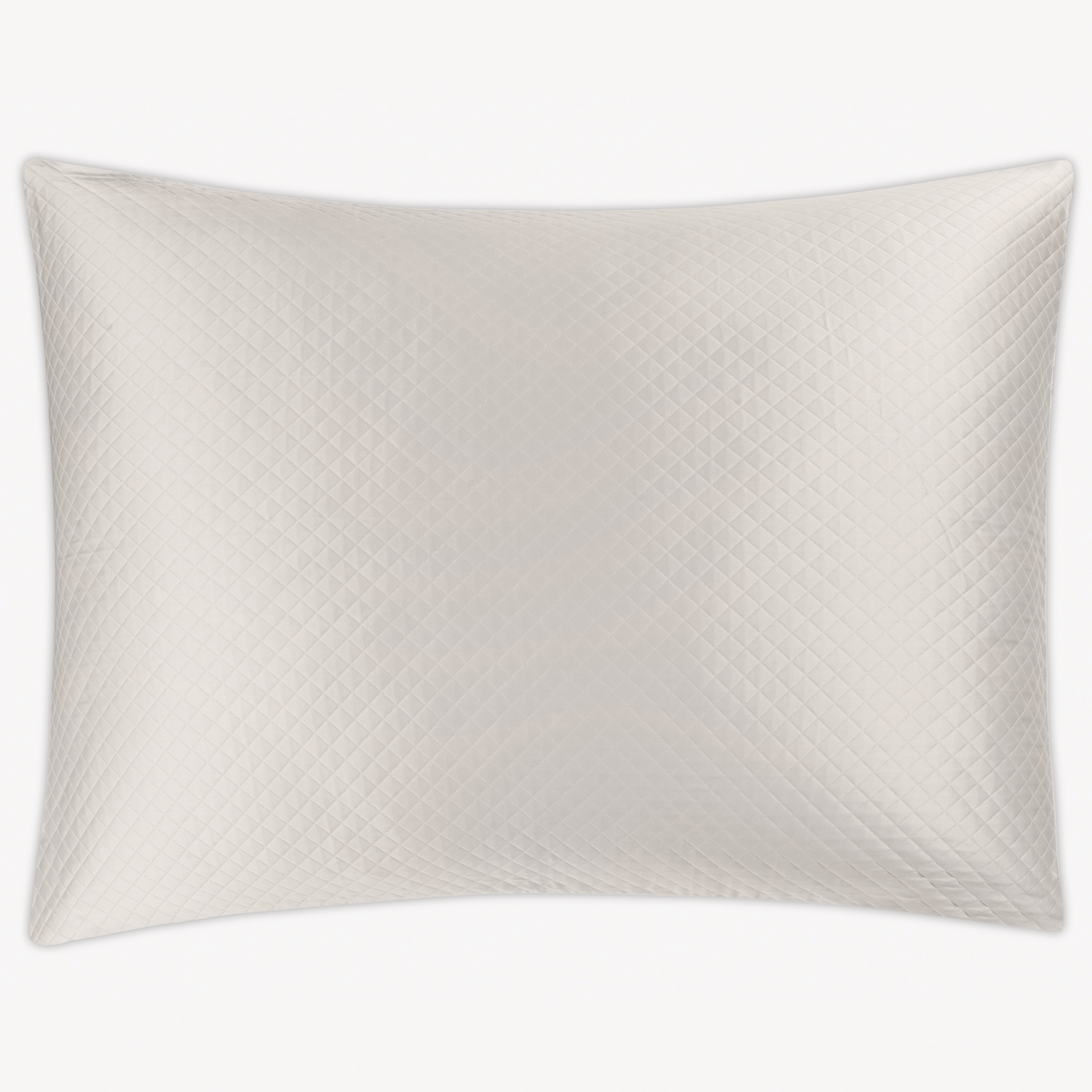 Silver Oversized Euro Sham from Matouk Petra Bedding