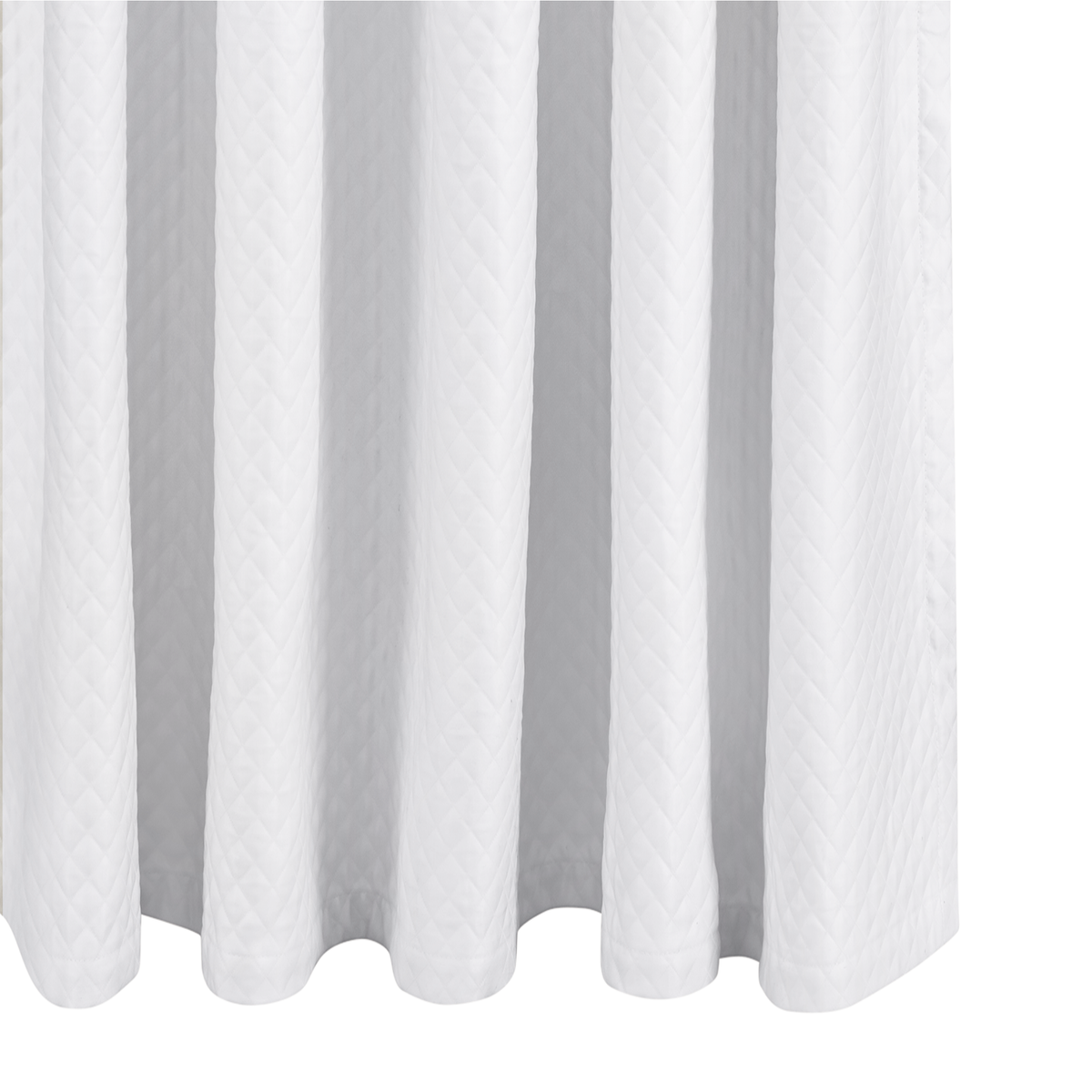 White Matouk Petra Shower Curtain