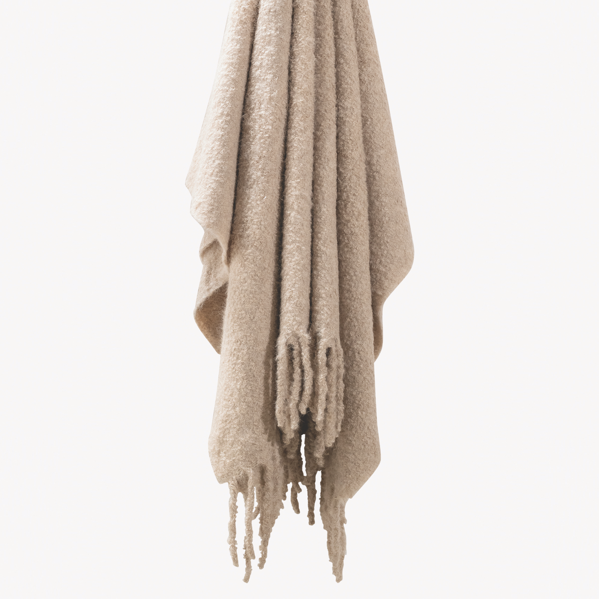 Hanging Matouk Poncho Throw in Dune