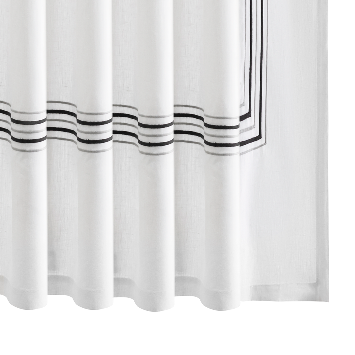 Matouk Presto Shower Curtain in Charcoal