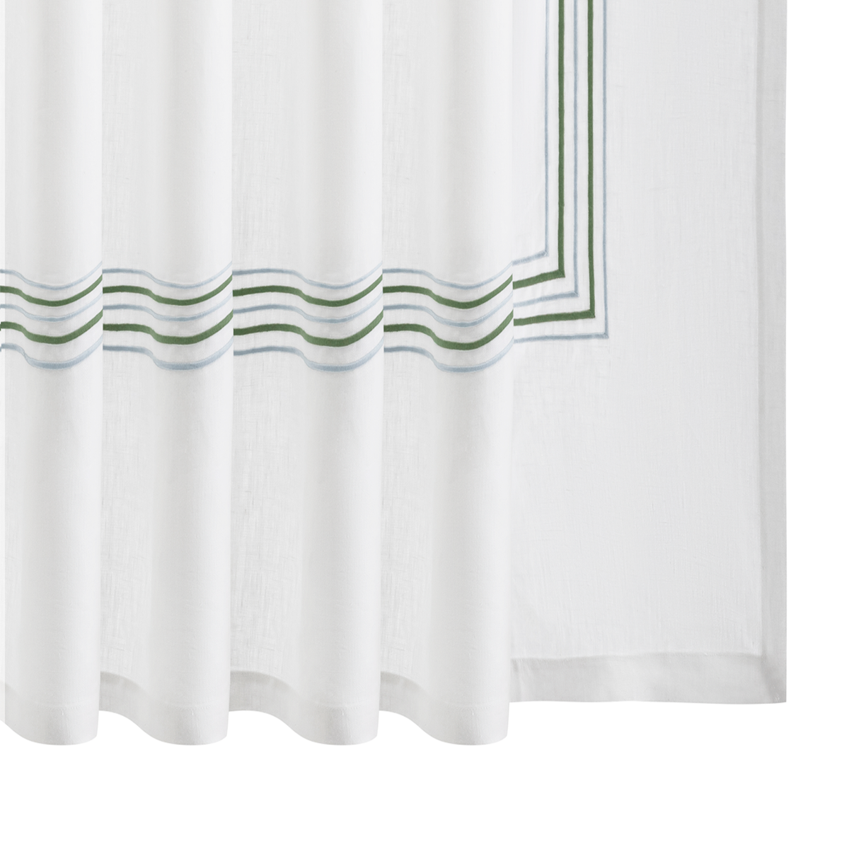 Matouk Presto Shower Curtain in Santorini