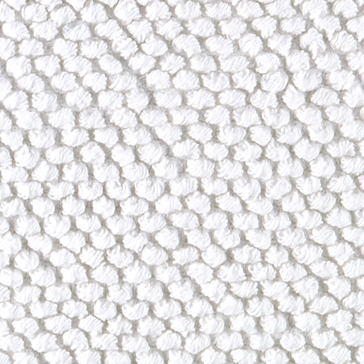 Swatch Sample of Matouk Reverie Bath Rugs in Color White