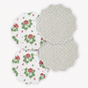 Matouk Reversible Placemat Collection - Geranium Scarlet/Laksha Moss featured image