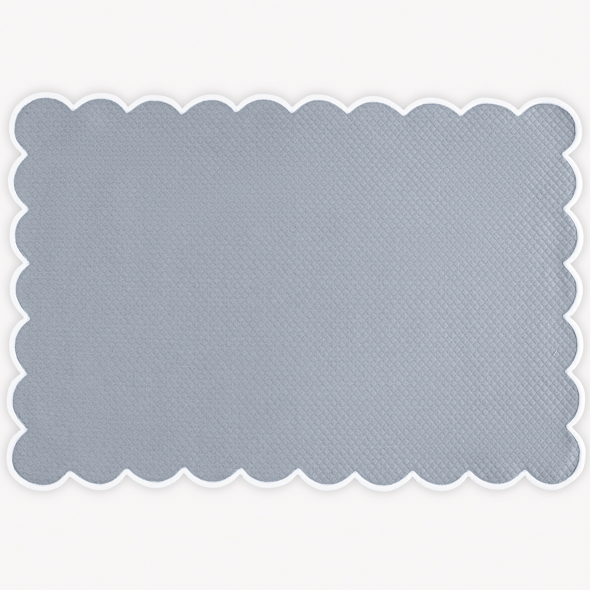 HazyBlue Matouk Savannah Gardens placemat on white background