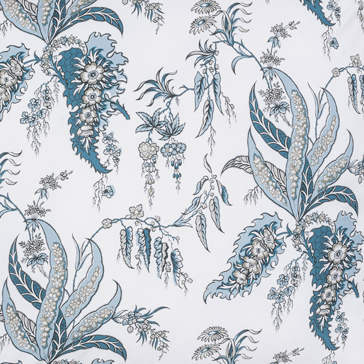 Fabric Closeup of Matouk Schumacher Apolline Bedding