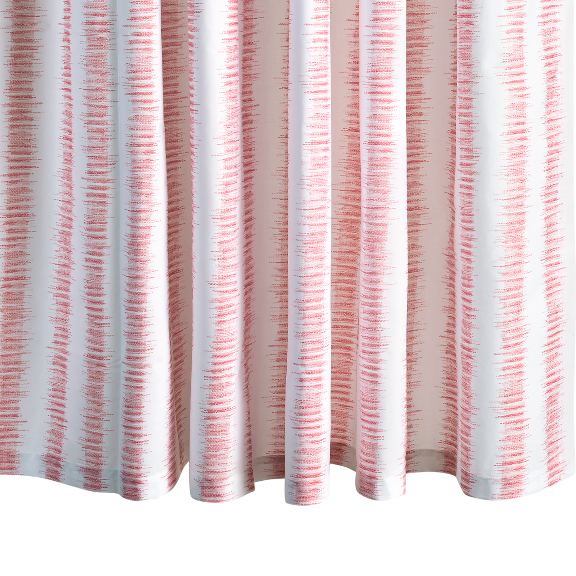 Matouk Schumacher Attleboro Shower Curtain in Pink Coral Color