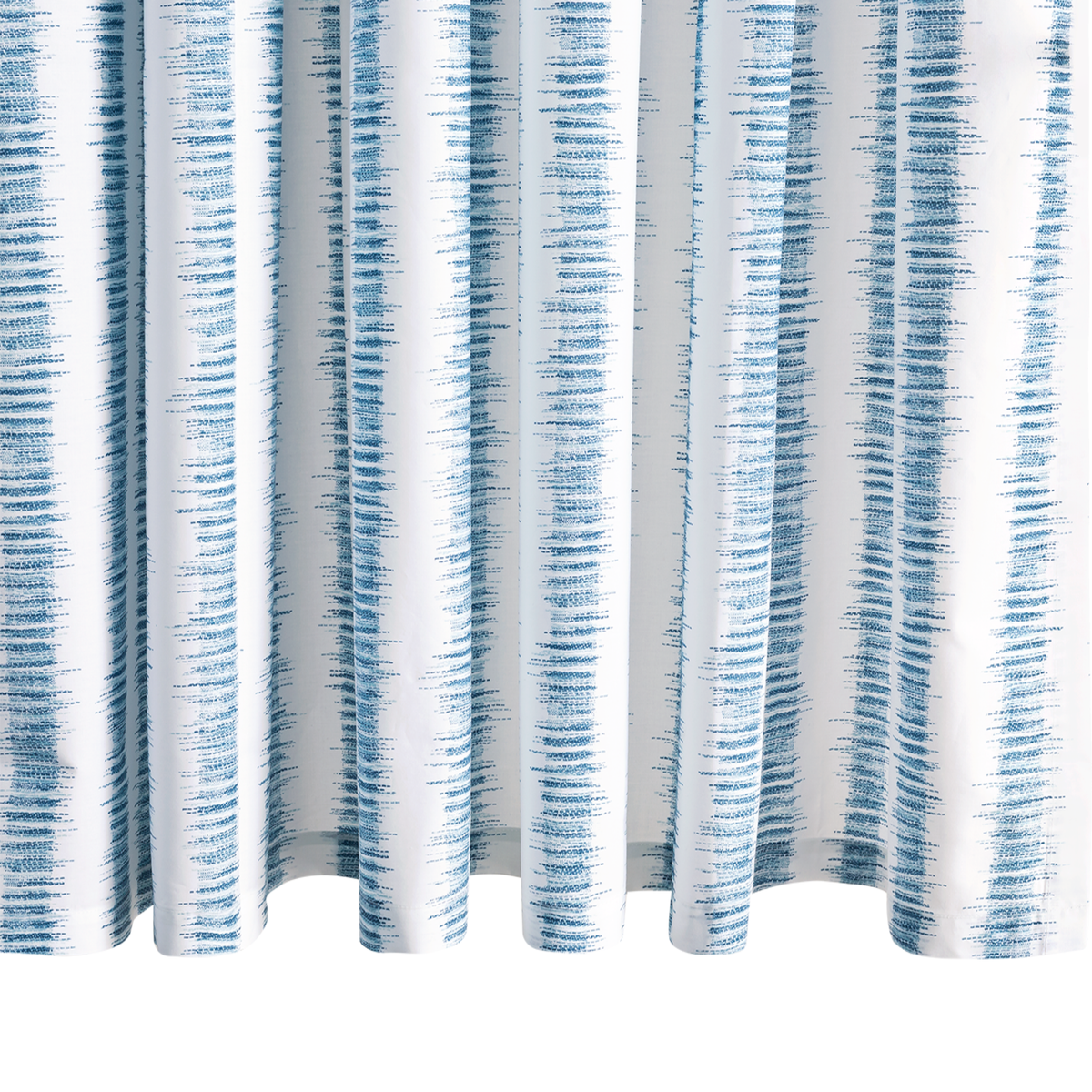Matouk Schumacher Attleboro Shower Curtain in Prussian Blue Color