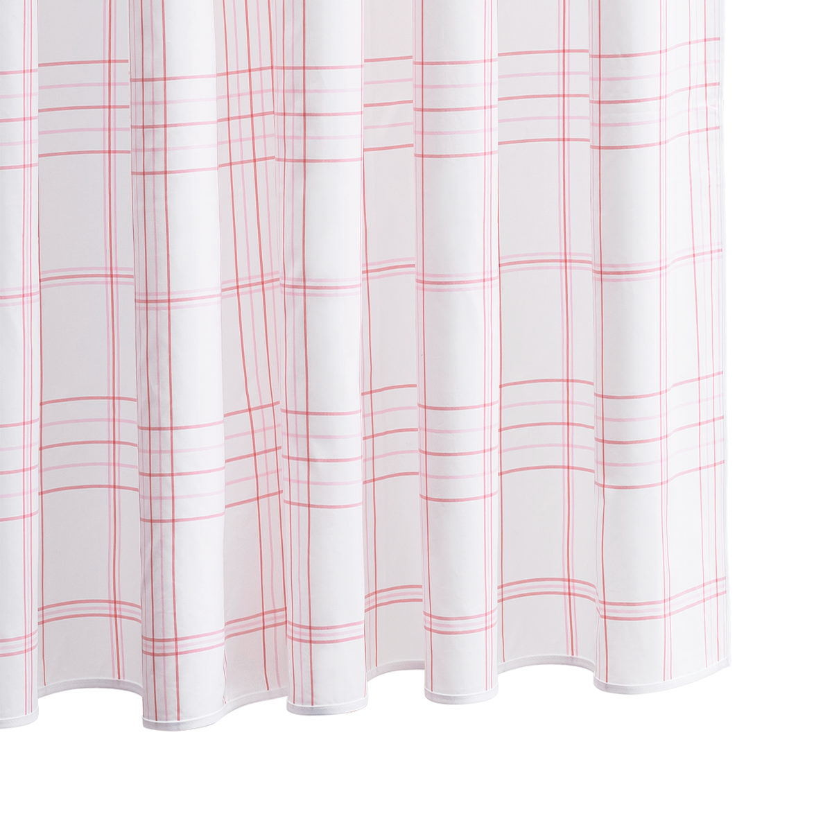 Peony Color Matouk Schumacher August Plaid Shower Curtain