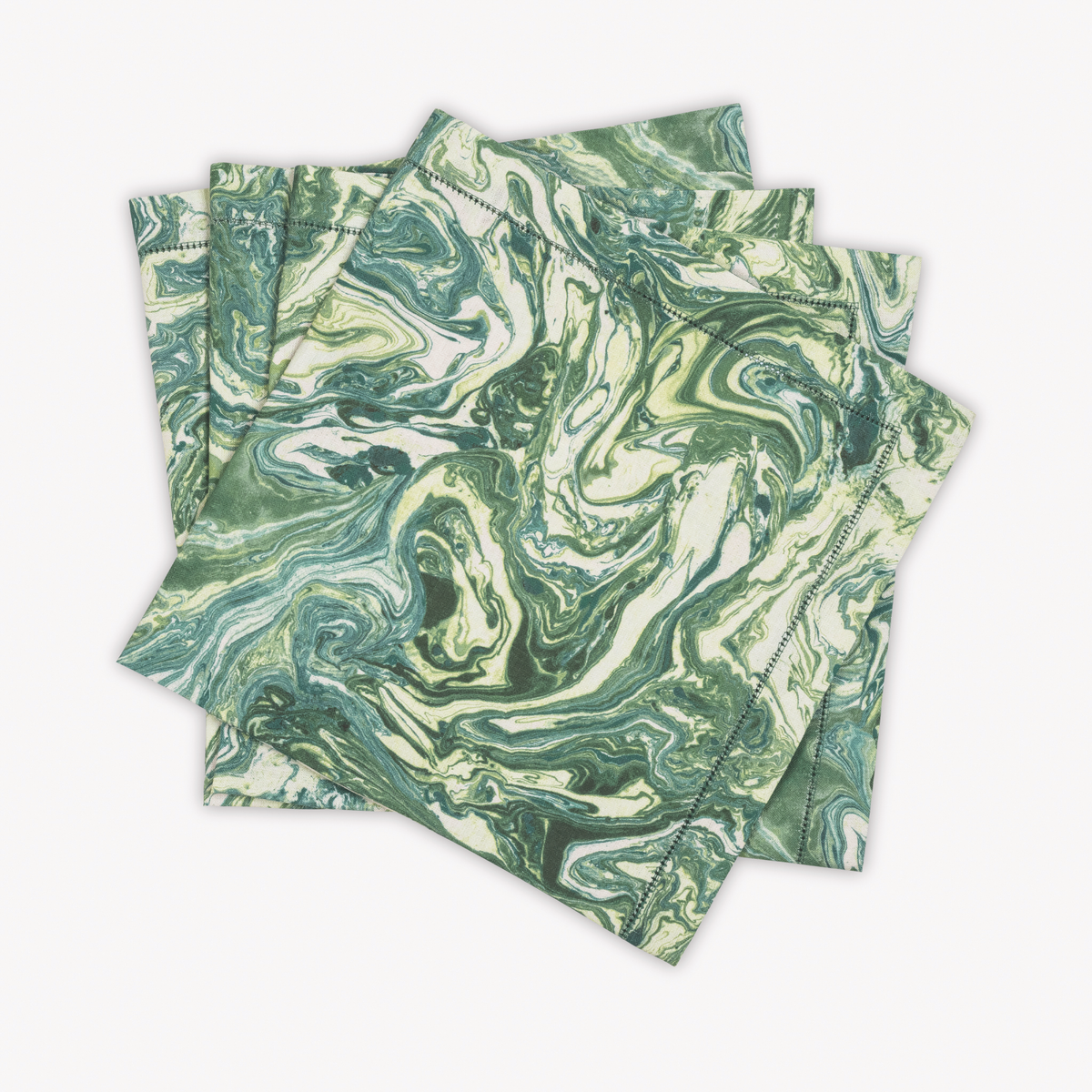 Matouk Schumacher Balthazar Dinner Napkins in Emerald color