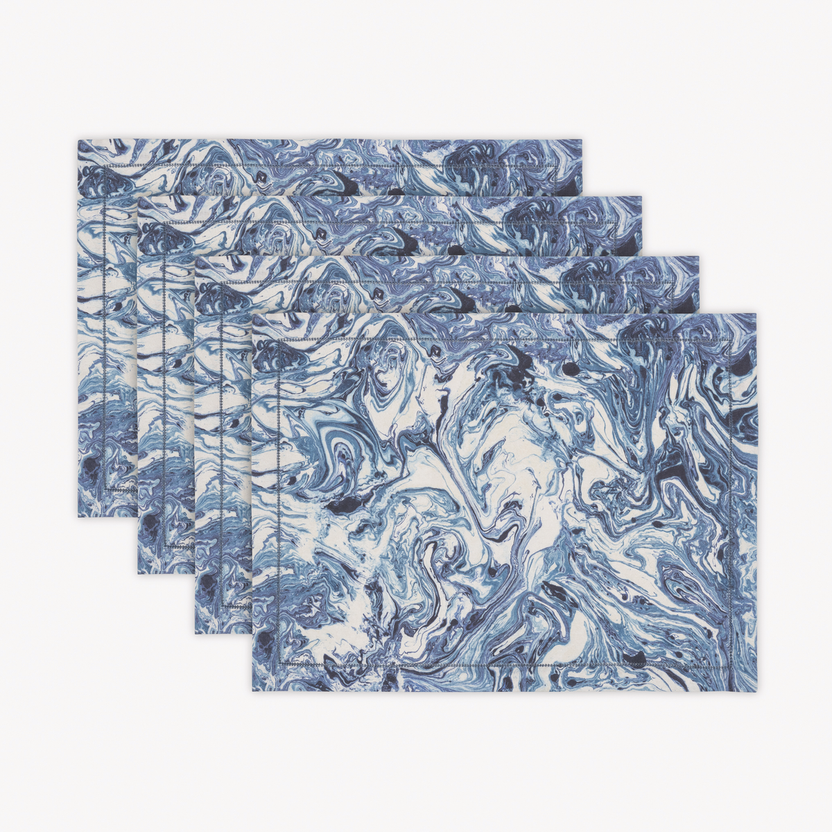 Matouk Schumacher Balthazar Table Placemats in Lapis color