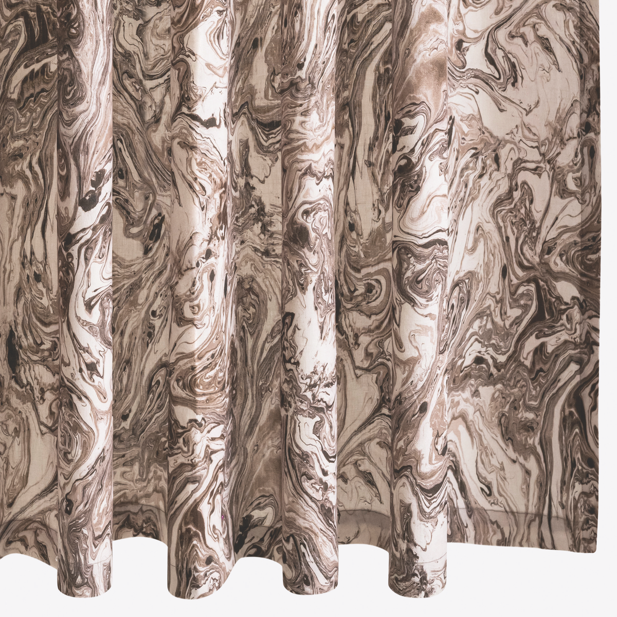 Matouk Schumacher Balthazar Shower Curtain in Topaz color