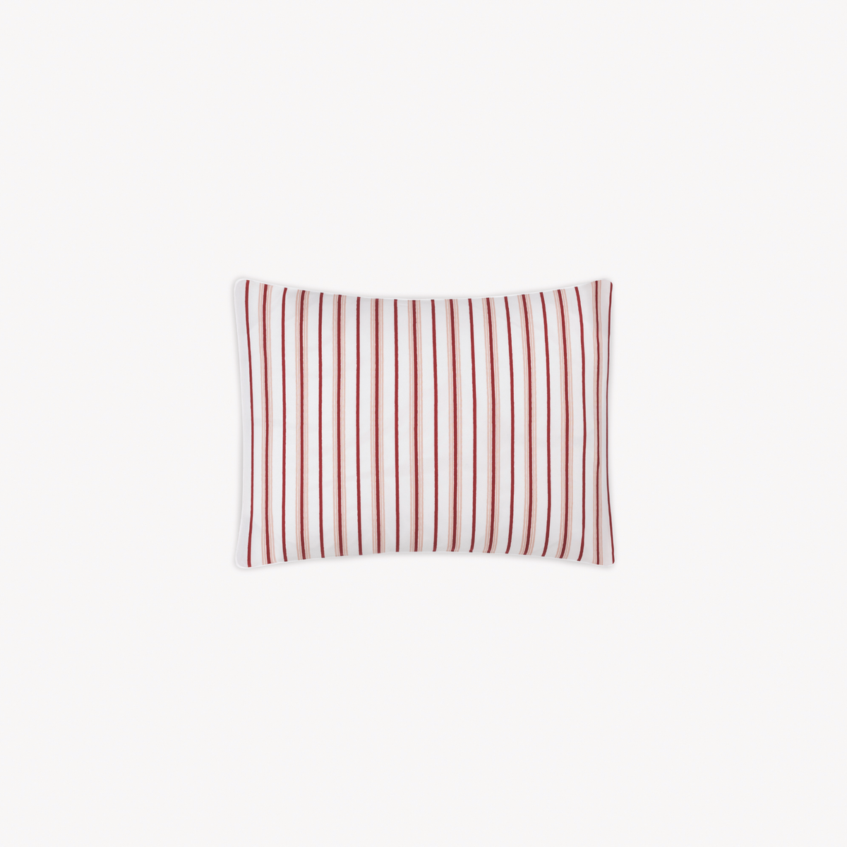 Boudoir Sham with Red Berry stripes  of Matouk Calypso Bedding