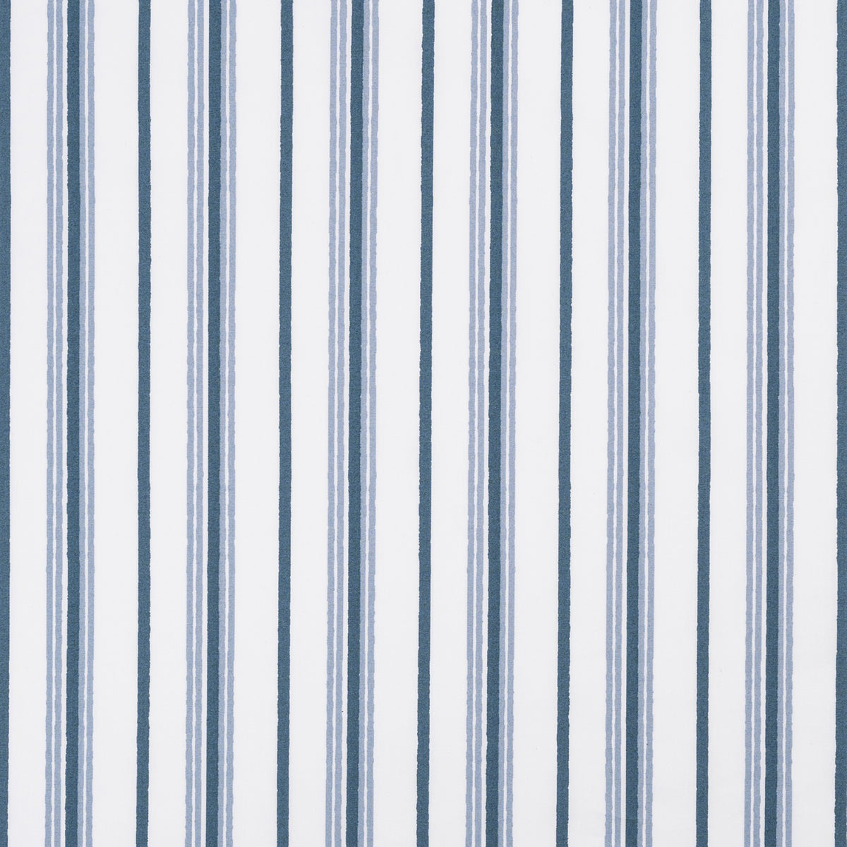 Swatch Sample of Prussian Blue Matouk Schumacher Calypso Bedding in Egyptian Cotton Percale