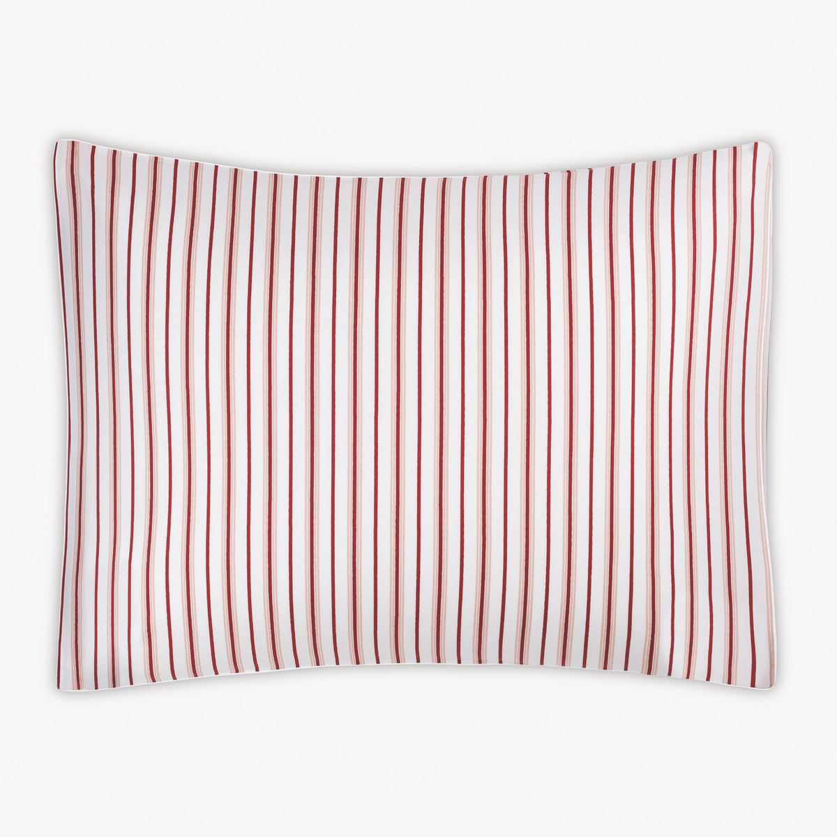 Sham Silo with Red Berry stripes  of Matouk Calypso Bedding