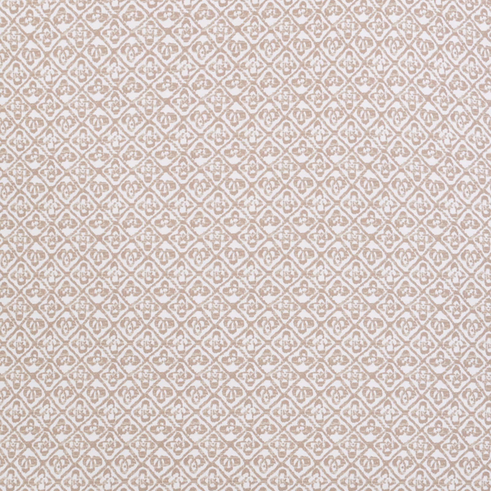 Full Bed Dressed in Matouk Schumacher Catarina Bedding in Dune Color