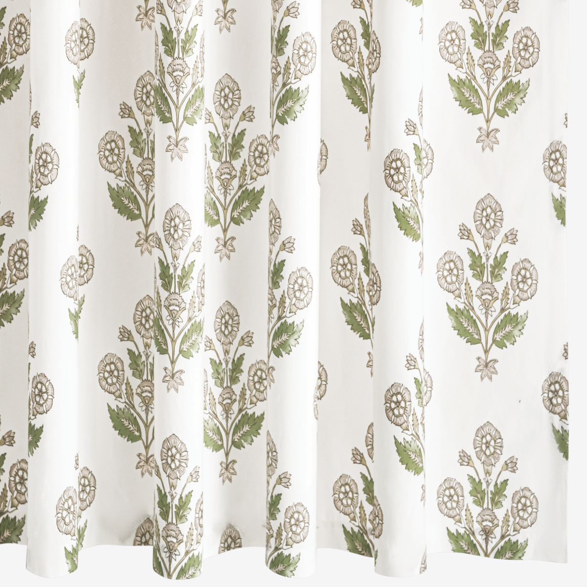 Matouk Schumacher Dalila Shower Curtain in Pebble color