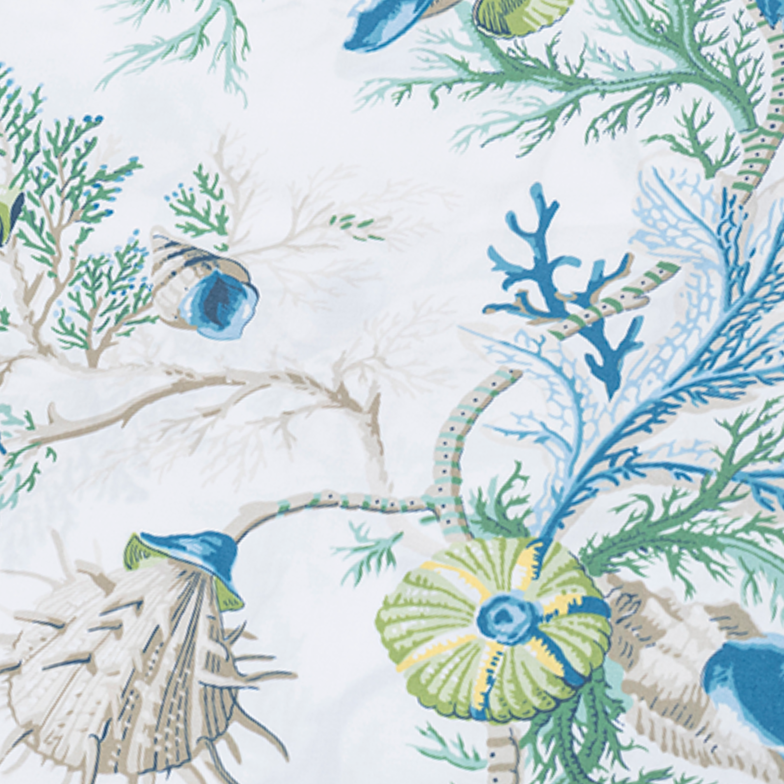 Matouk Schumacher Del Tesoro Shower Curtain in Sea