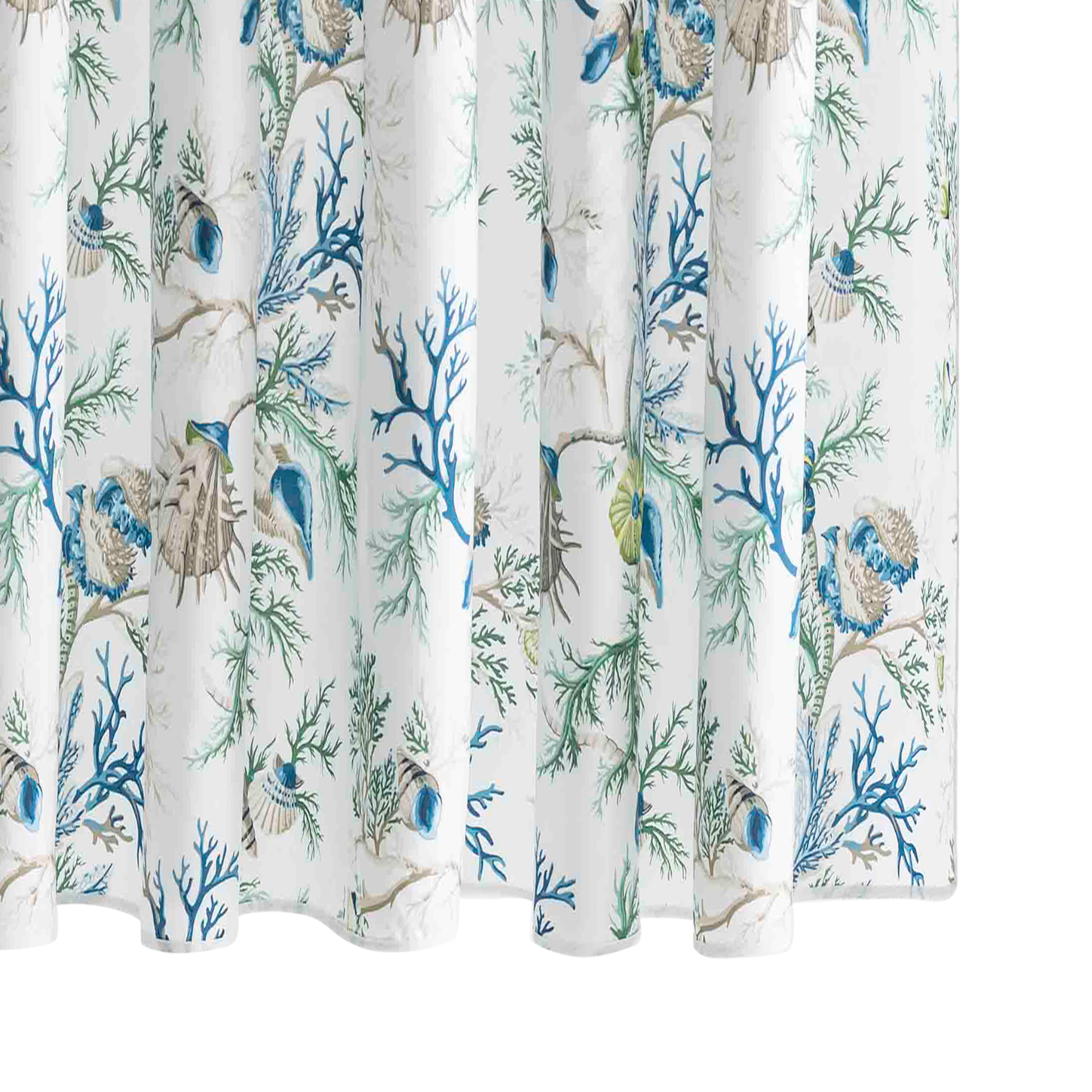 Matouk Schumacher Del Tesoro Shower Curtain in Sea