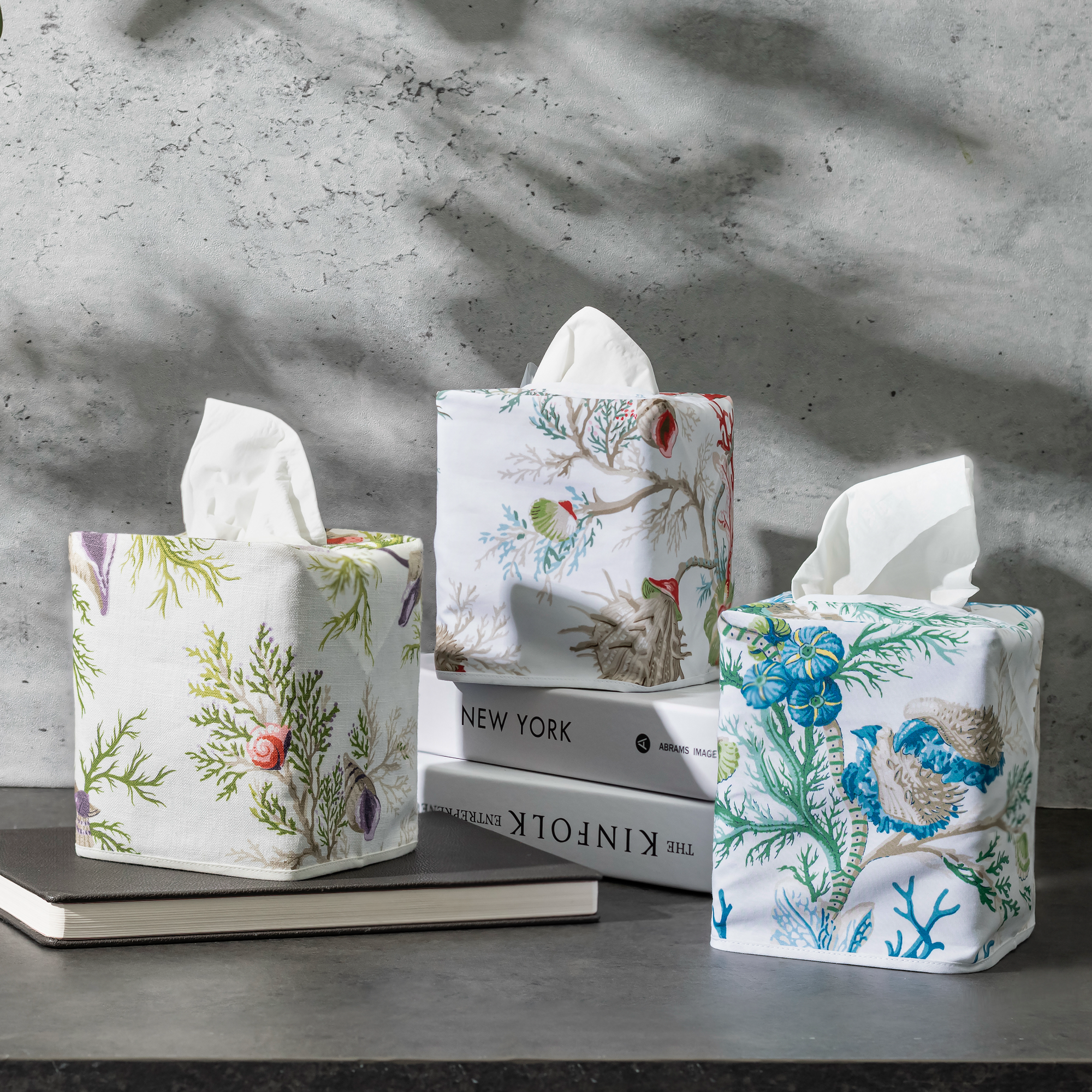 Matouk Schumacher Del Tesoro Tissue Box Covers in All Designs