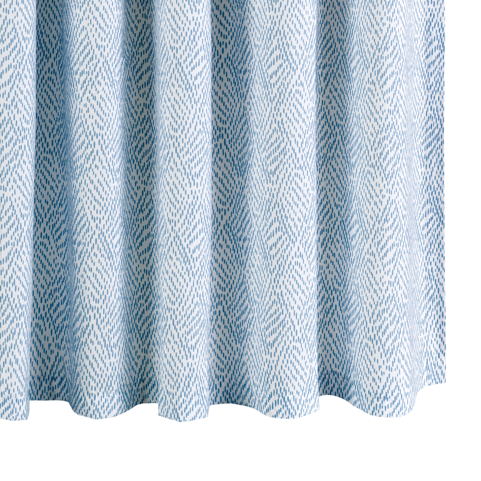 Matouk Schumacher Duma Diamond Shower Curtain in Sky Color