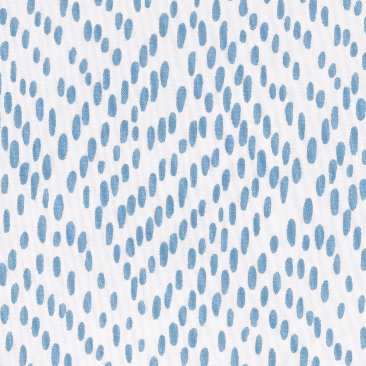 Fabric Closeup of Sky Color Matouk Schumacher Duma Diamond Shower Curtain