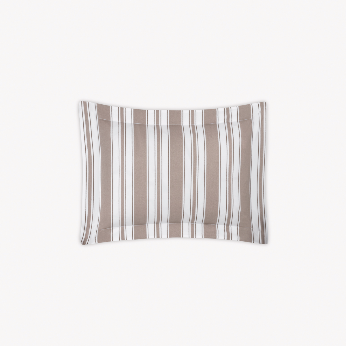 Boudoir Sham of Mocha Matouk Schumacher Elio Bed Collection