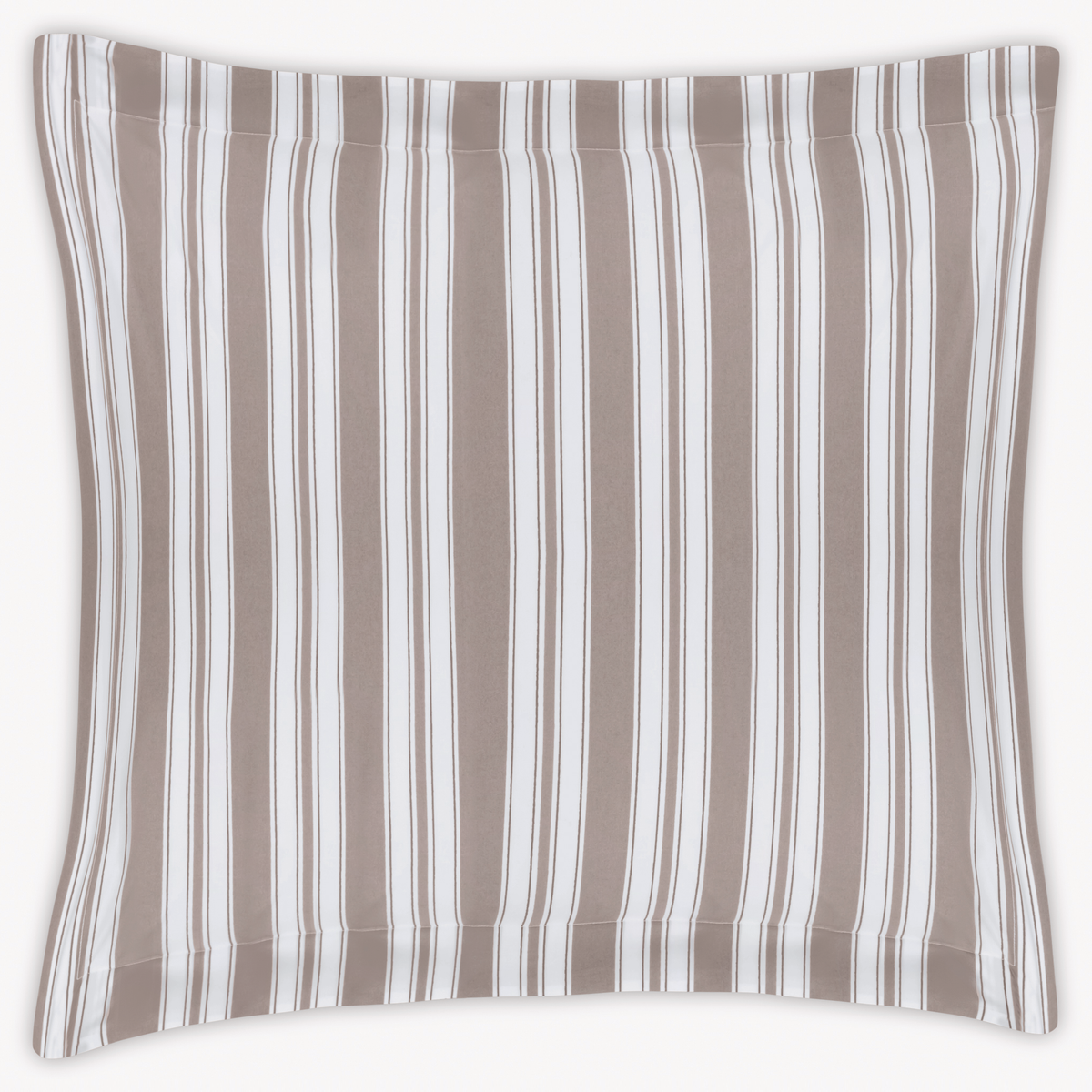 Euro Sham of Mocha Matouk Schumacher Elio Bed Collection