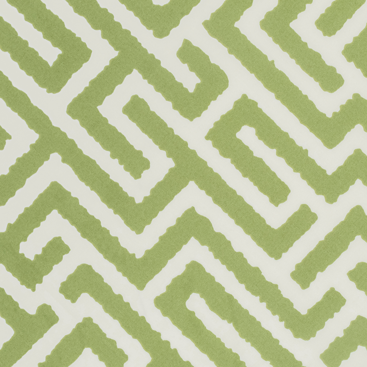 Swatch of Matouk Schumacher Gabriel Bedding in Grass