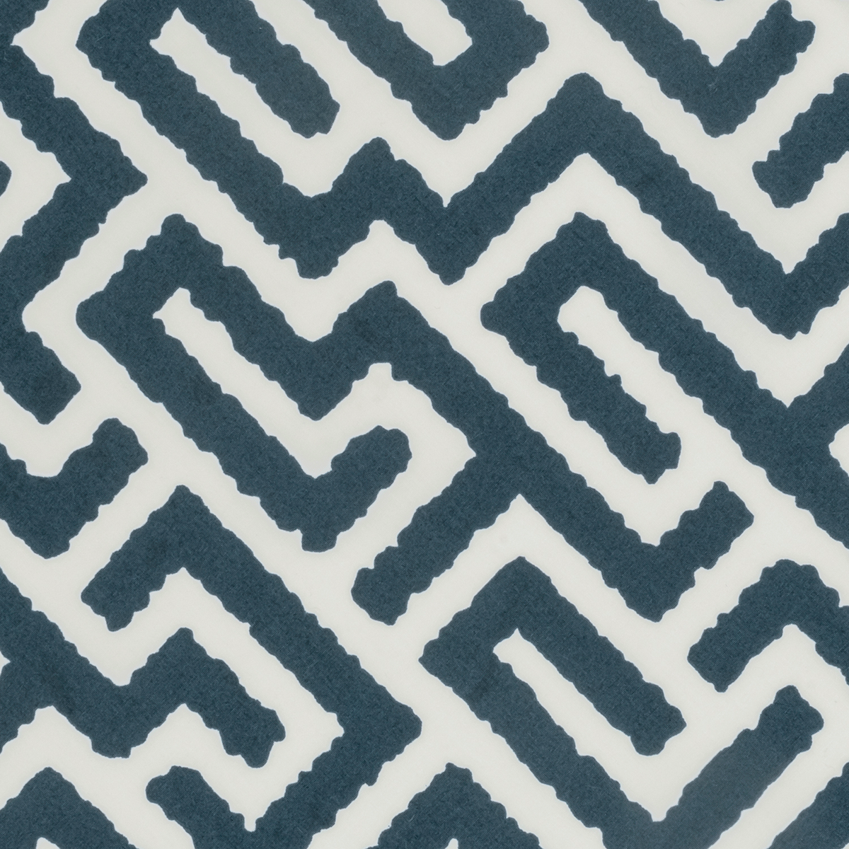 Swatch of Matouk Schumacher Gabriel Bedding in Indigo