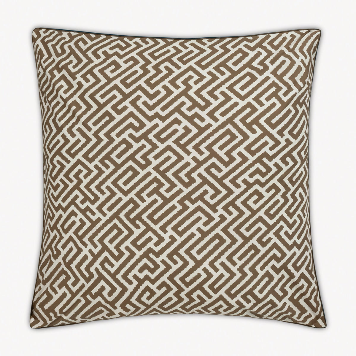 Euro Sham of Matouk Schumacher Gabriel Bedding in Mocha