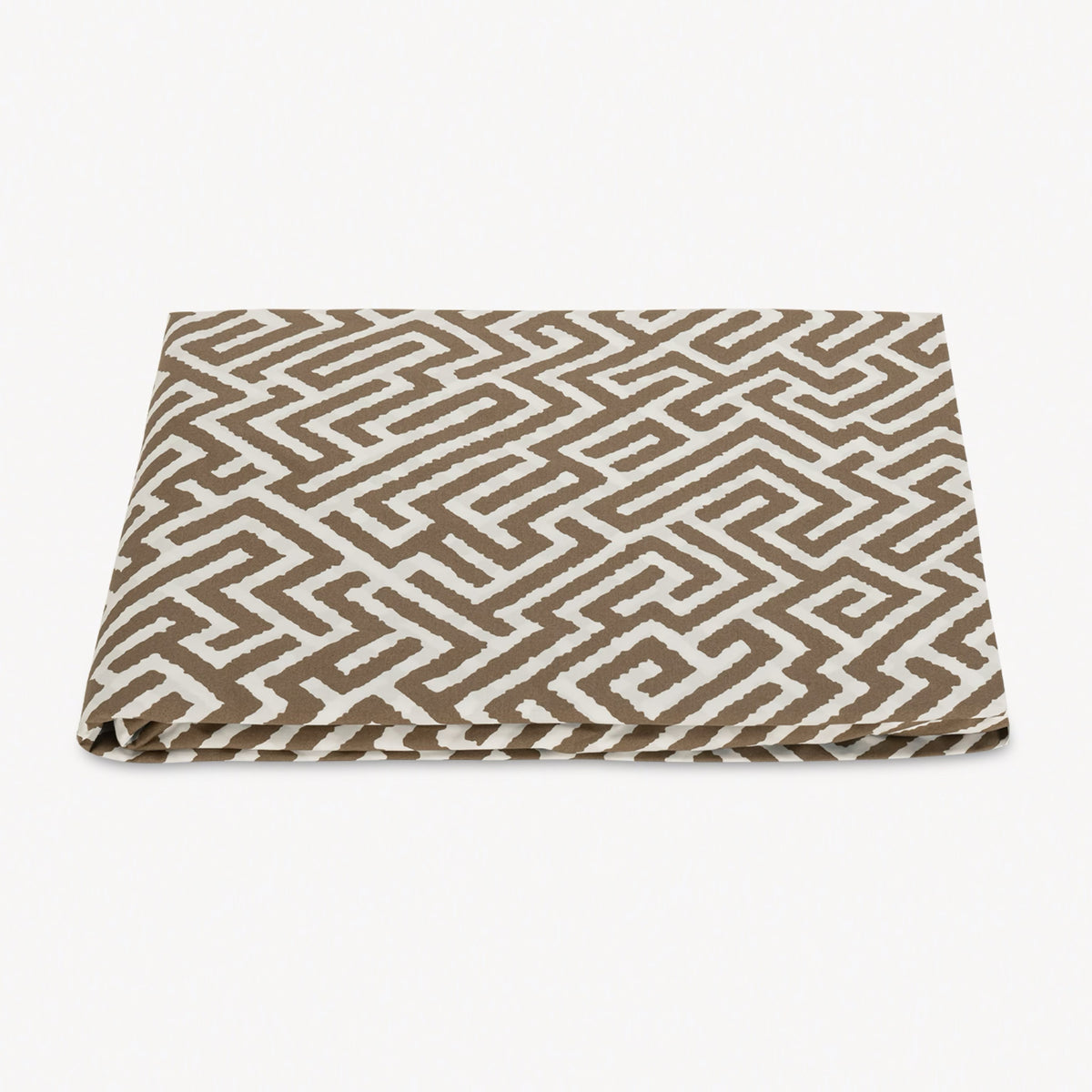 Fitted Sheet of Matouk Schumacher Gabriel Bedding in Mocha