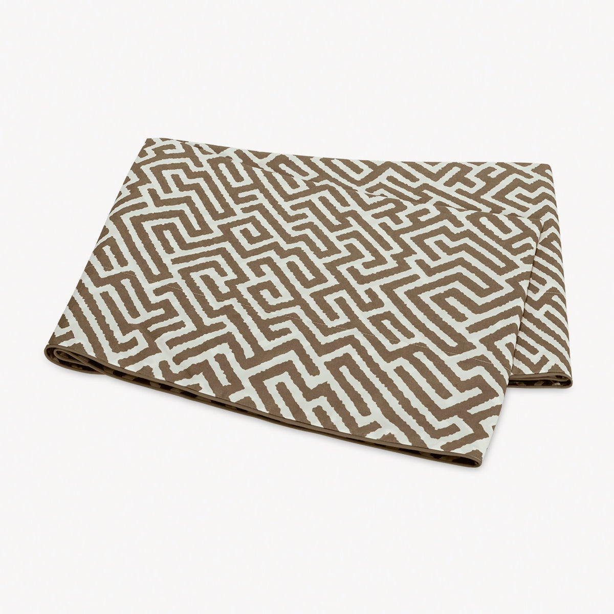 Flat Sheet of Matouk Schumacher Gabriel Bedding in Mocha