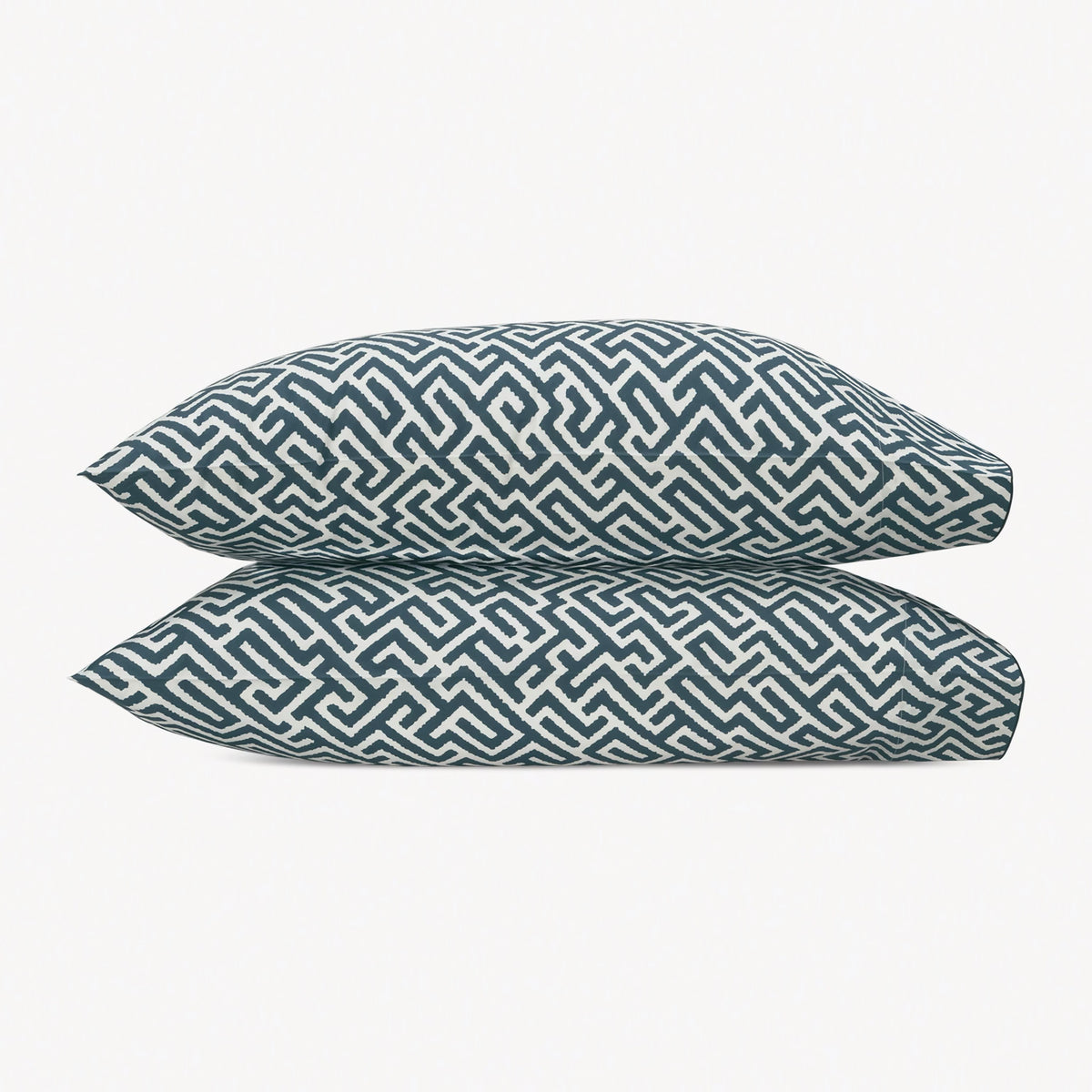 Pillowcases of Matouk Schumacher Gabriel Bedding in Indigo