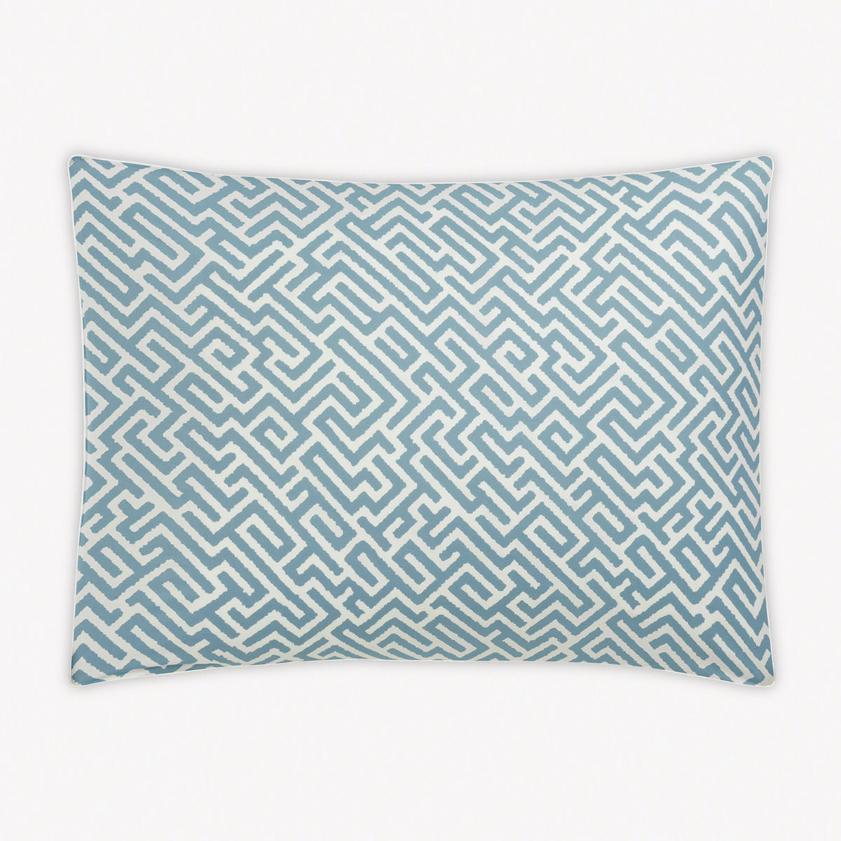 Sham Silo of Matouk Schumacher Gabriel Bedding in Stony Blue