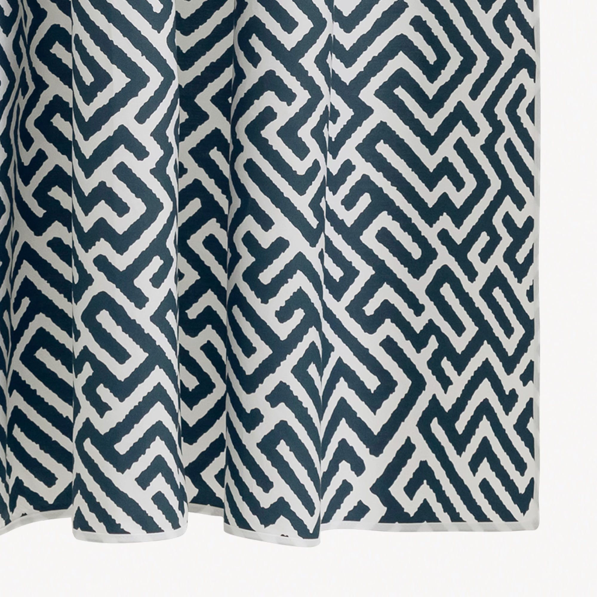 Matouk Schumacher Gabriel Shower Curtain in Indigo color