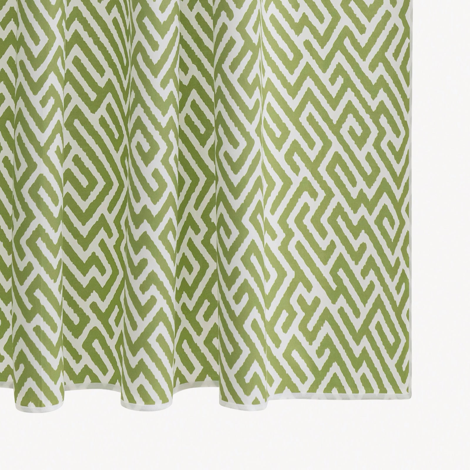 Matouk Schumacher Gabriel Shower Curtain in Grass color