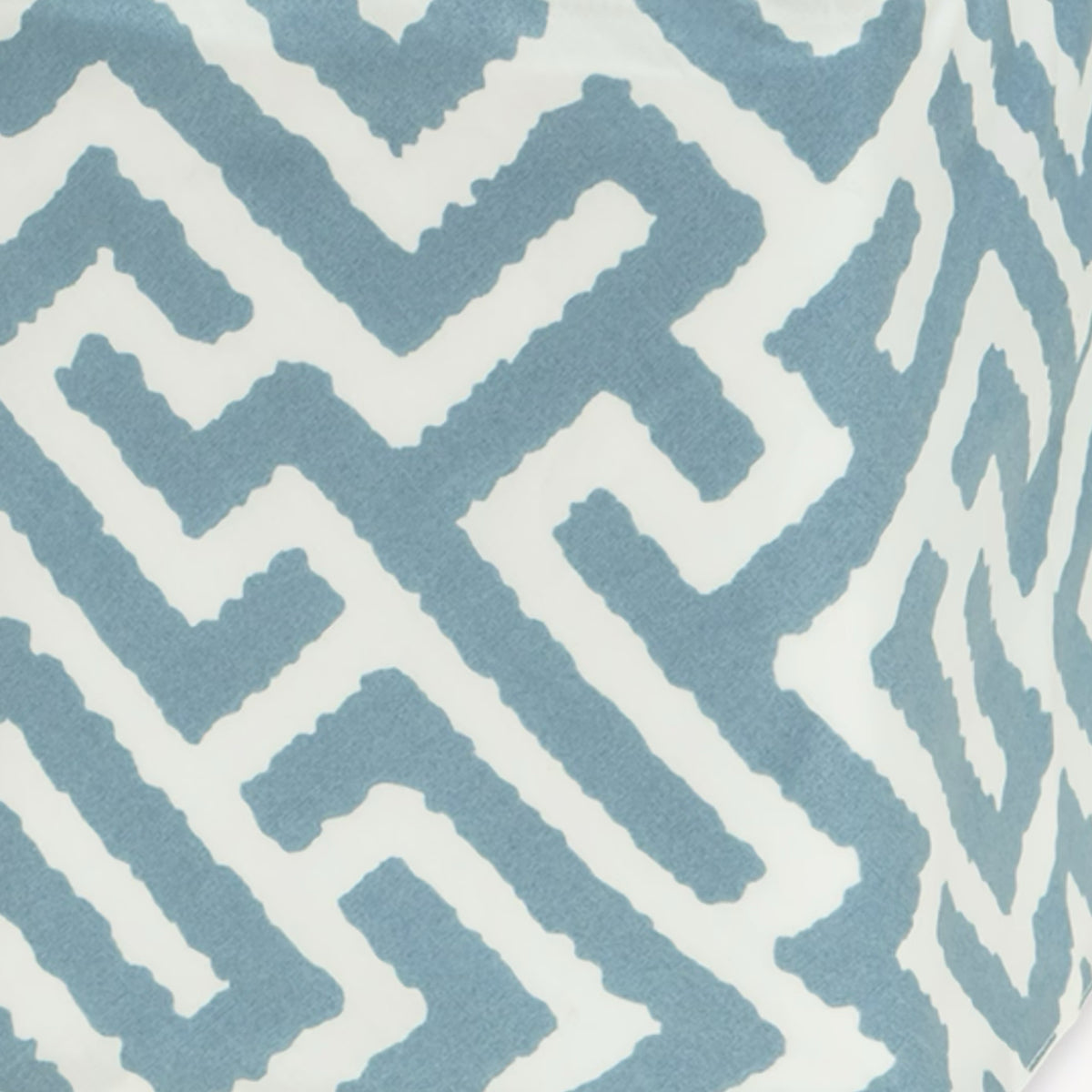 Fabric of Matouk Schumacher Gabriel Tissue Box Cover in Stony Blue color