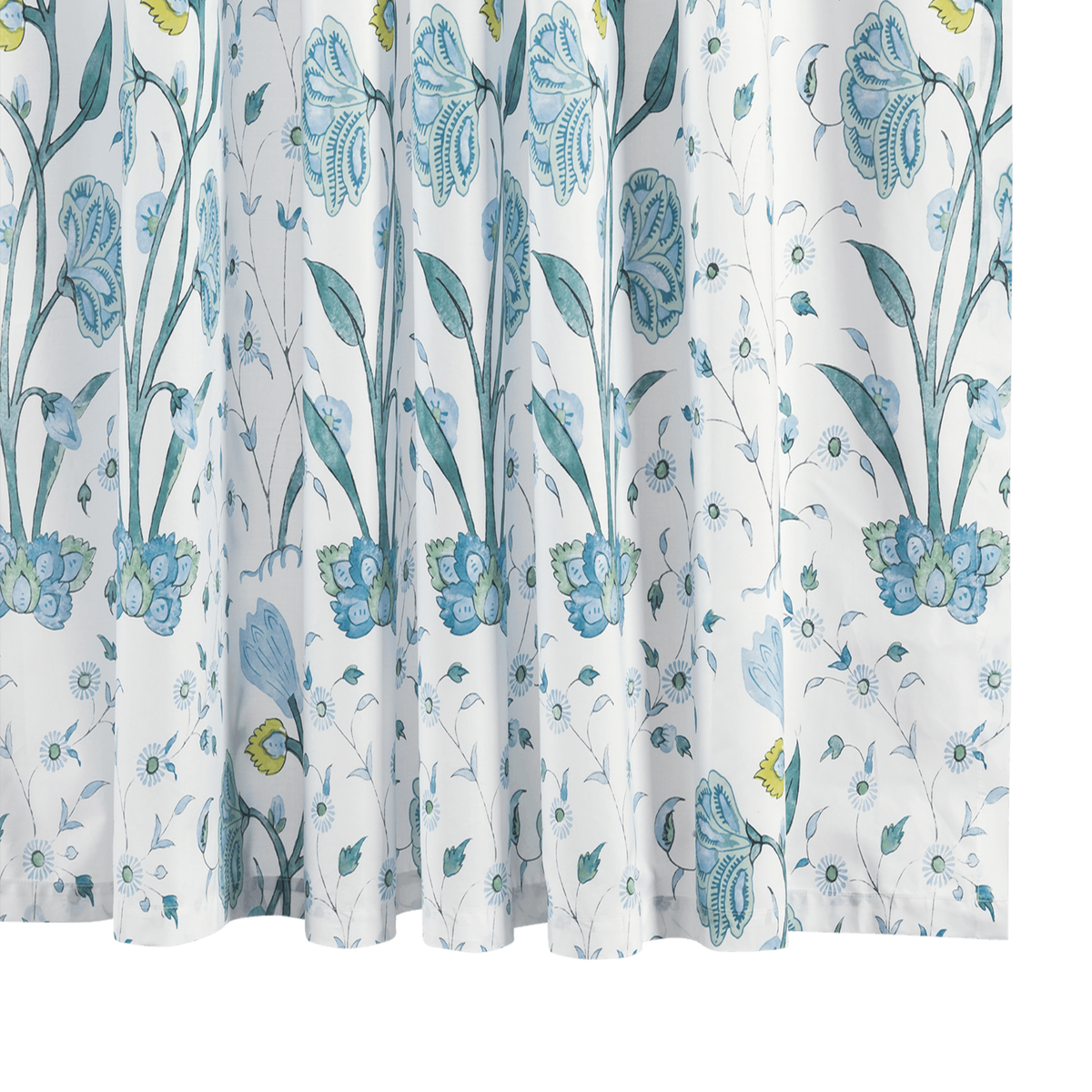 Matouk Schumacher Khilana Shower Curtain in Blue Color