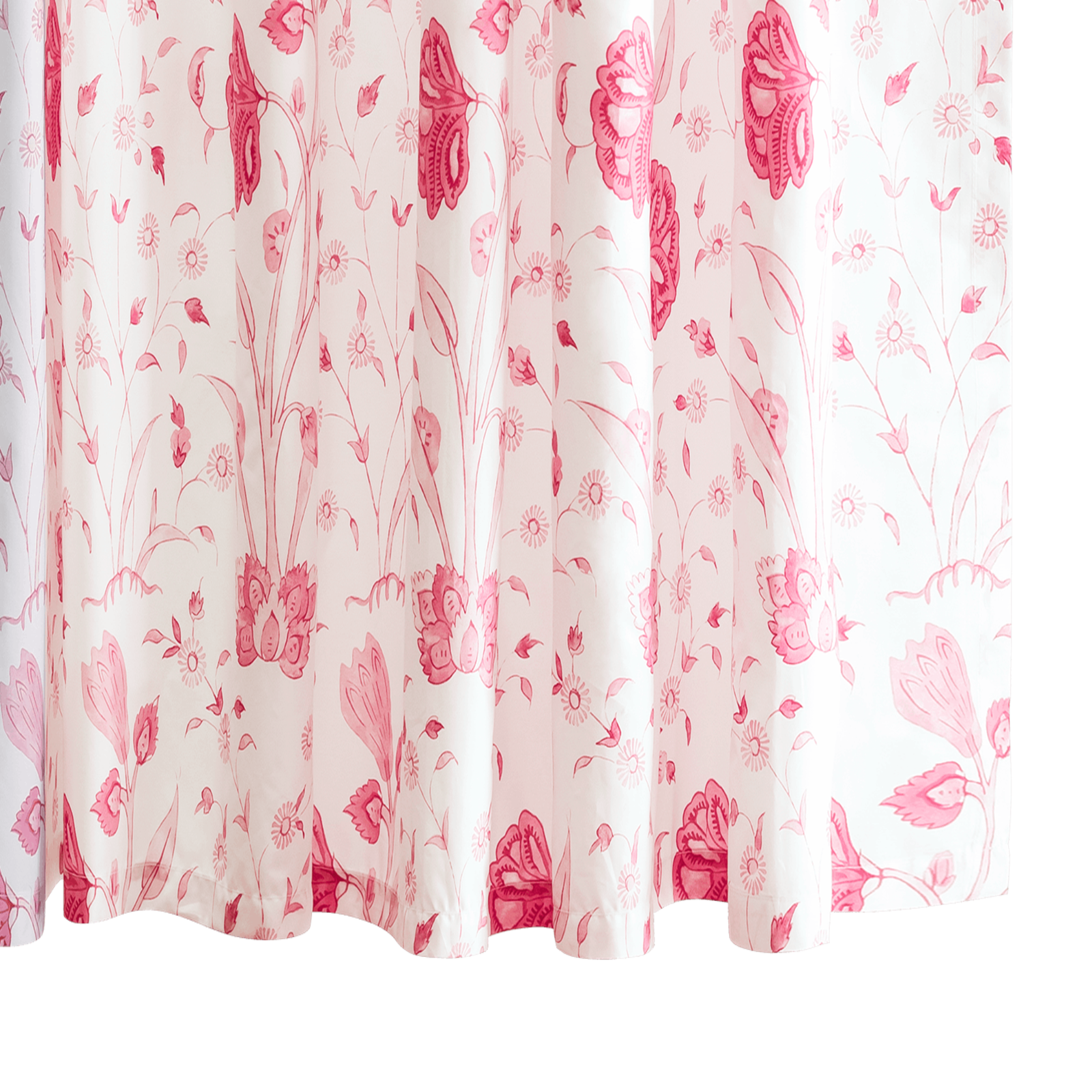 Matouk Schumacher Khilana Shower Curtain in Peony Color